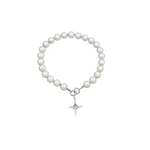 Design Reflective Pearl Necklace Female Clavicle Chain Net Celebrity