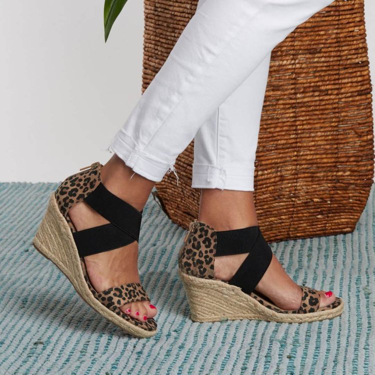 Wedge Heel Hemp Rope Sandals, picture 4 of 5