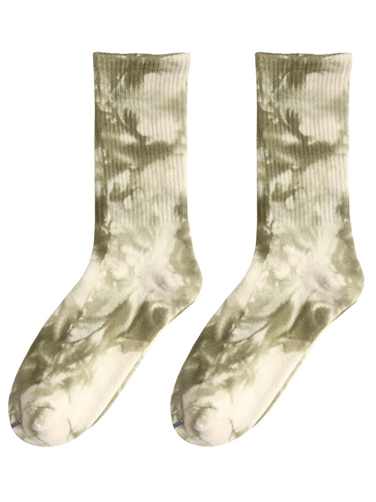 Title 6, Fashionable Simple Thin Tie Dye Socks