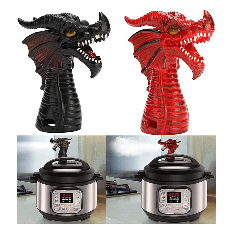 Title 5, Pressure Cooker Dragon-shaped Steam Valve Press...