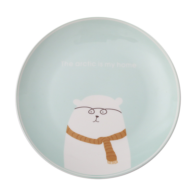 Title 3, Cartoon Ceramic Tableware Ins Plate Children