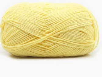 Cotton Baby Hand Knitted Cotton Thread Coarse Breathable Baby Clothes Hat Wool Yellow - Shop at LoveMi