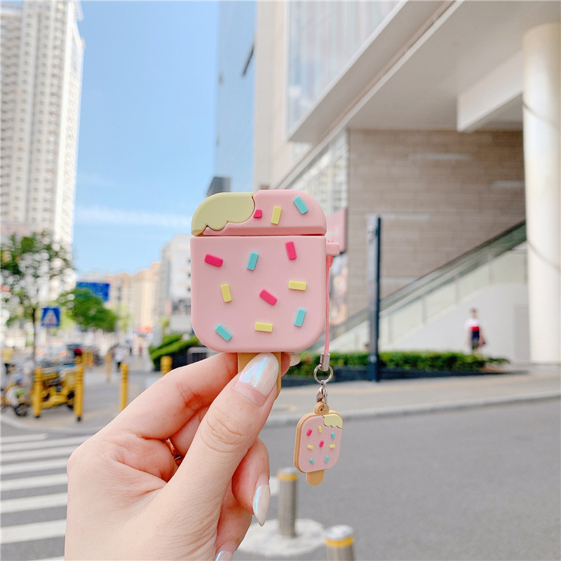 Pink ice cream and pendant