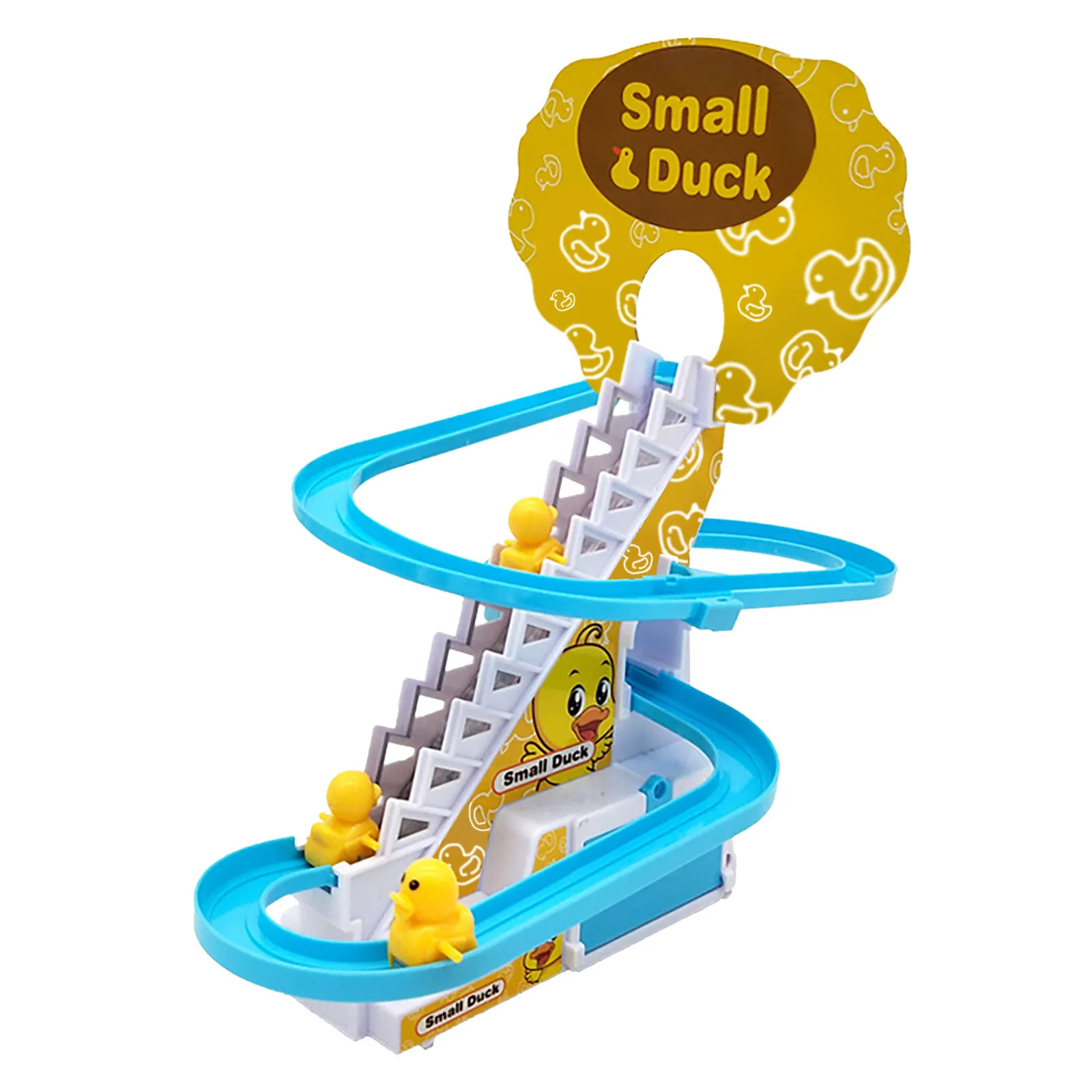 Little Duck Climbing Stairs Toy Little Penguin Automatic Ladder Light – image 5