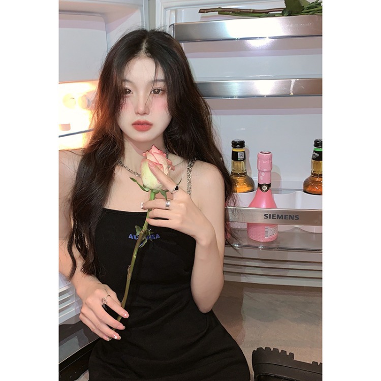 Dress Design Niche Letters Mid-Length Skirt