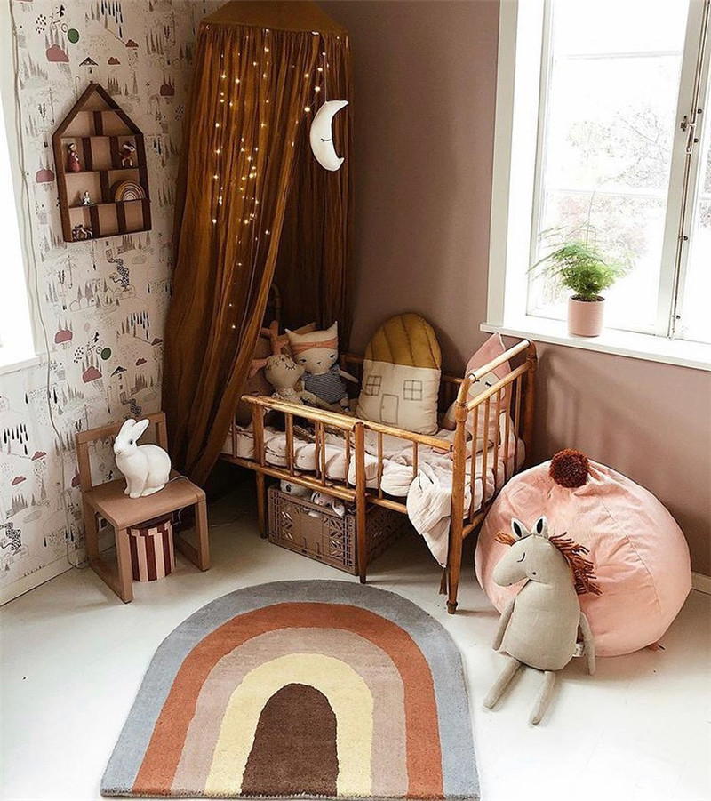 Rainbow Carpet Special-shaped Thickening Bedroom Bedside Blanket Chair Mat