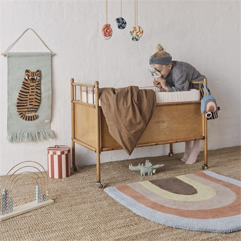 Rainbow Carpet Special-shaped Thickening Bedroom Bedside Blanket Chair Mat