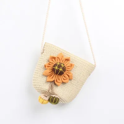 Girls Zipper Mini Handbag Beige - Shop at LoveMi