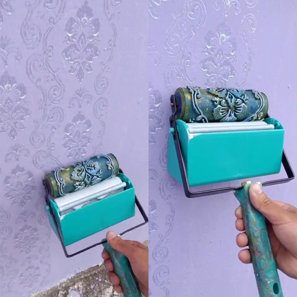 5 Inch Liquid Wallpaper Roller Liquid Wallpaper Decoration Machine Knurling