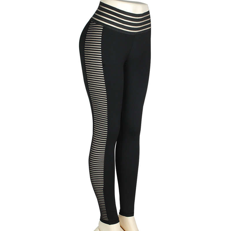 Title 2, Yoga broek met mesh stiksels, cross-border fitn...