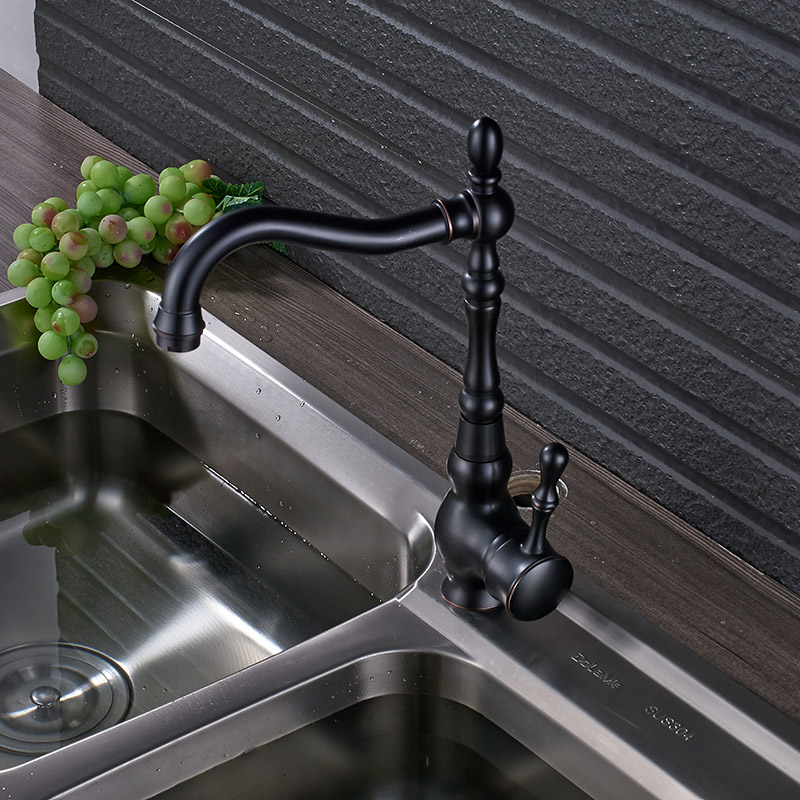 Title 1, Kitchen Sink Sink Black Bronze Faucet Personali...