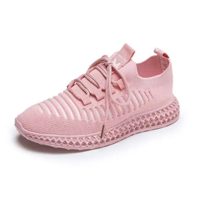 Women's Mesh Shoes, Sneakers, Mesh Shoes, Running Pink - Shop at LoveMi