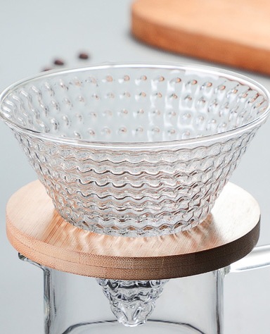 Wooden strawberry colander