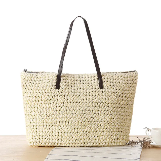 Summer Vacation Beach Bag Leisure Female Bag White - Shop at LoveMi
