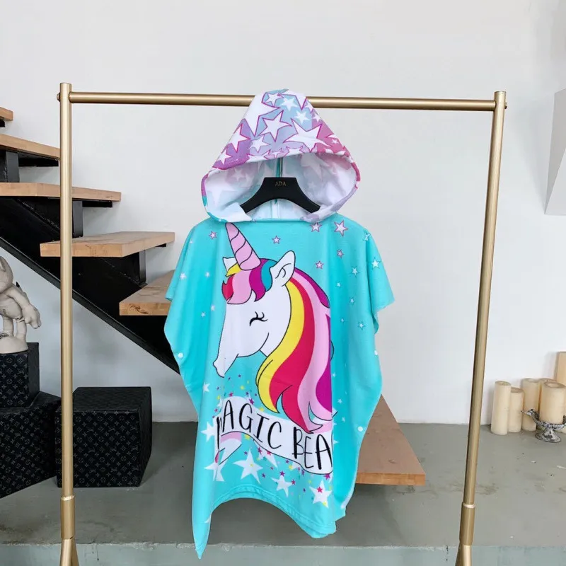 Hooded Bathrobe Cloak For Boys And Girls - My Little Pony 75X150Cm