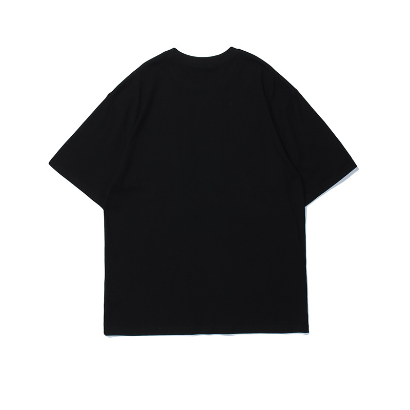 Cartoon Character Printing Short-Sleeved T-Shirt Male Tide Brand Street Loose Couple Round Neck T-Shirt