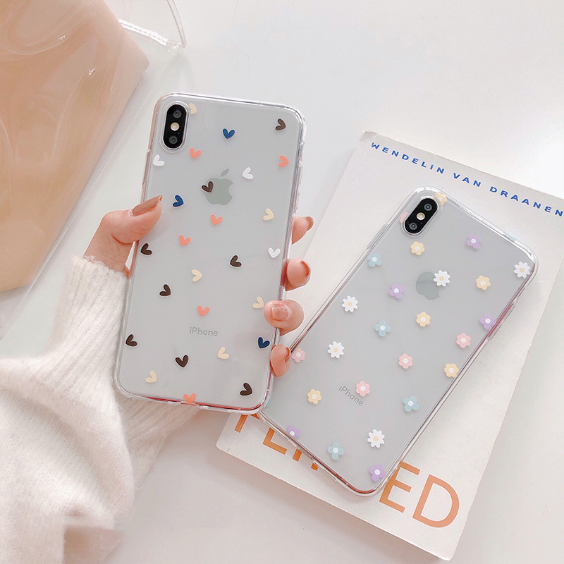 Simple Color Love For Mobile Phone Case Protective Cover - Image 3