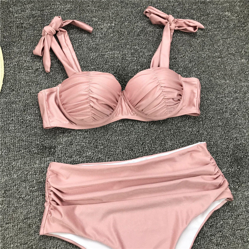 Split Swimsuit High Waist Bikini Sexy Three-point Style