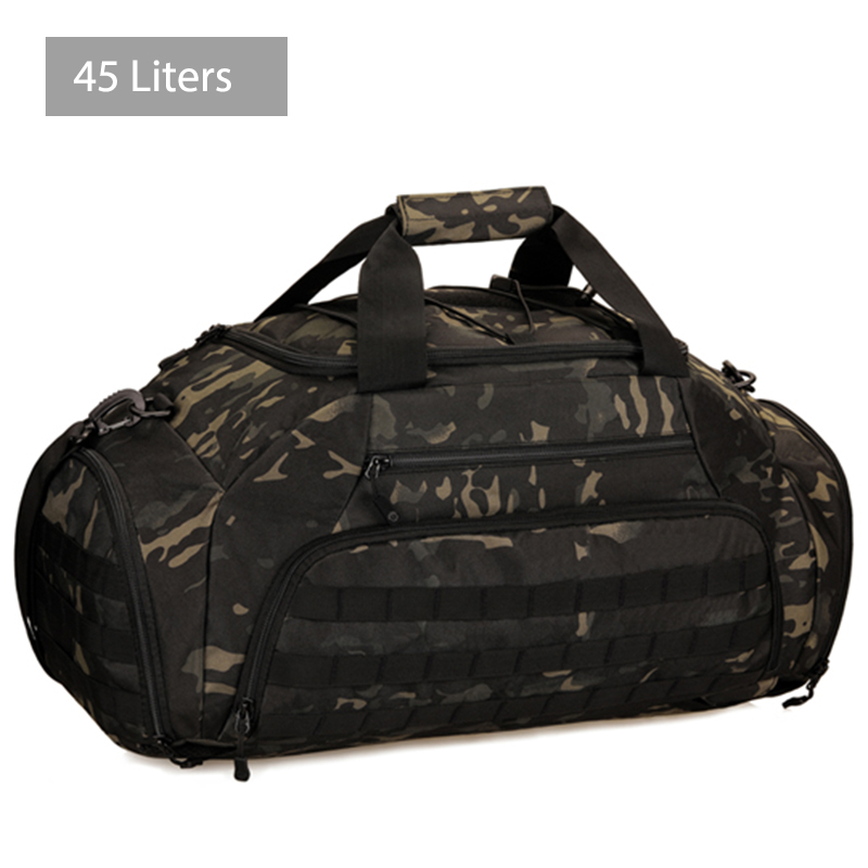 Camouflage black 45L