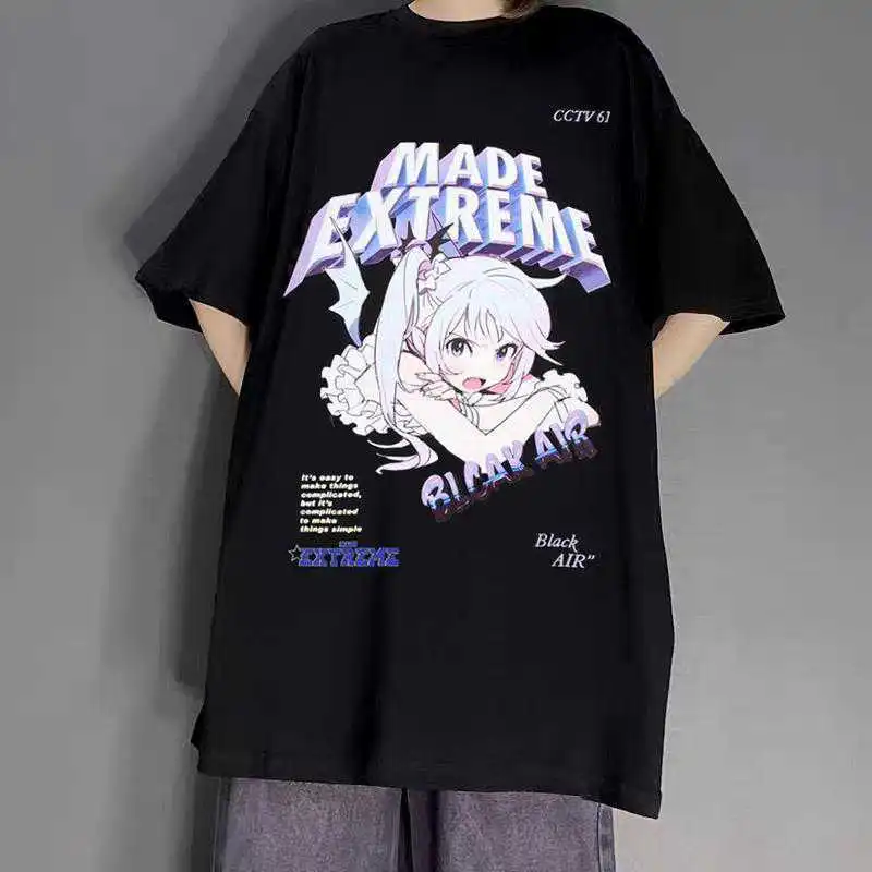 Korean Style Loose Sleeve Shirt Student Ins Tide Brand - Black