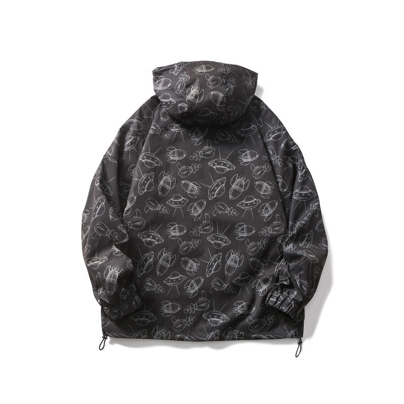 Title 2, Little Flying Saucer Full Print Hooded Jacket C...