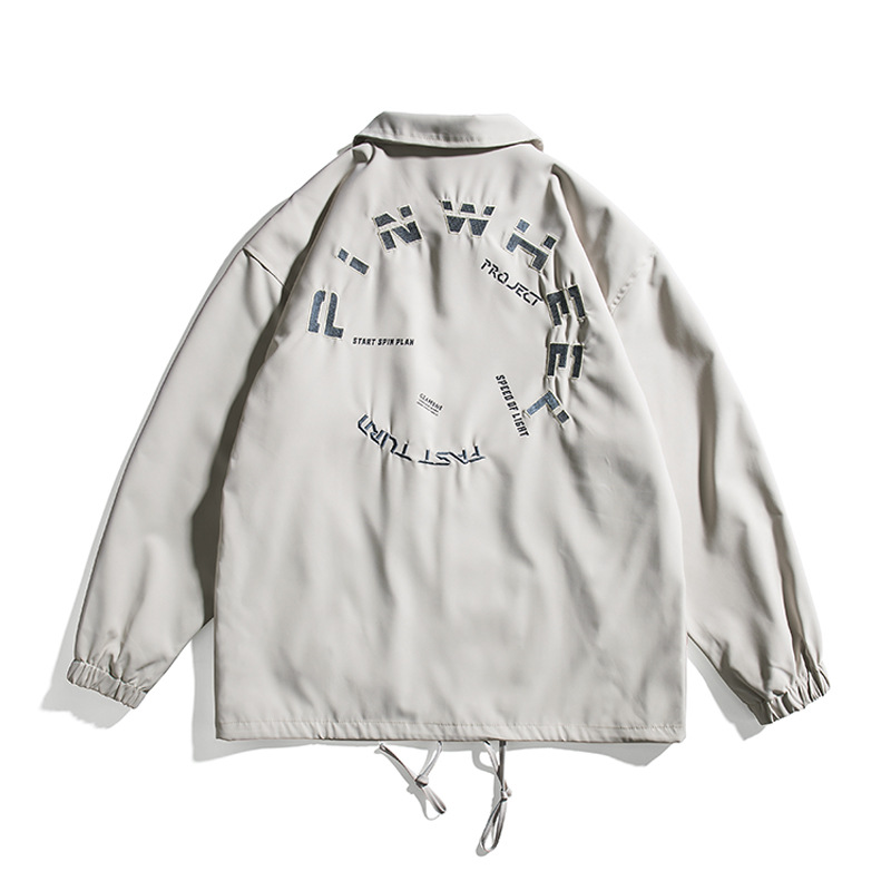 City Fanpin Spring New Back Embroidered Jacket Men's Light Jacket Casual Men's Youth