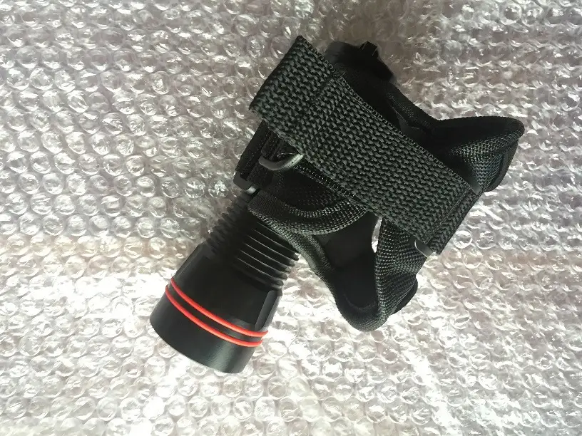 Universal Nylon Sleeve For Flashlight Black Nylon Sleeve For Diving Flashlight Torch Sleeve