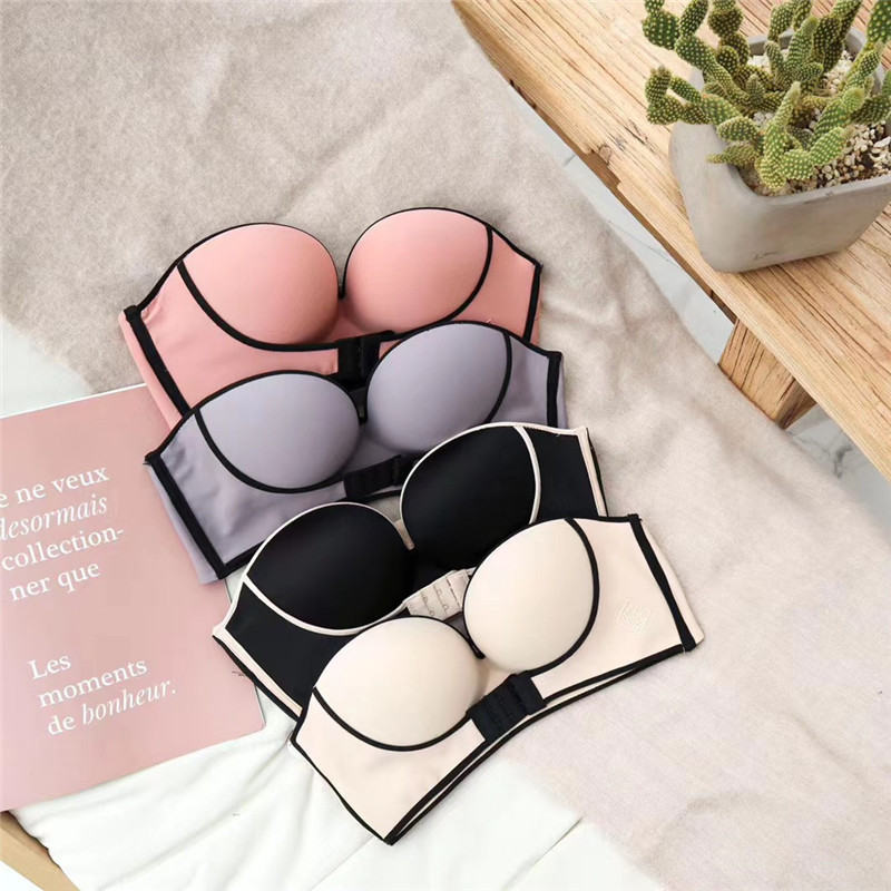 Title 4, Underwear Skin-friendly Small Chest Gathered Ad...