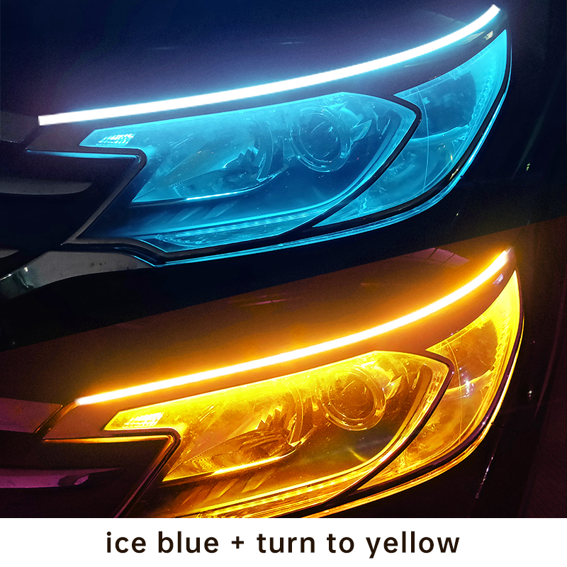 Blue turn to yellow