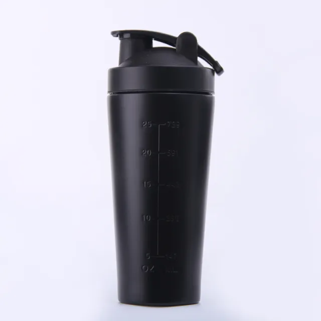 Factory Stainless Steel Protein Powder Shaker Cup Multifunctional Fitness Sports Water Cup Fashion Gift Cup Customization Black - Shop at LoveMi