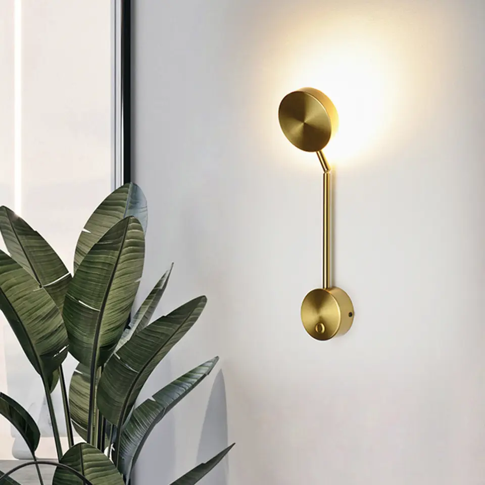 Bedside Lamp Wall Rotary Key Background