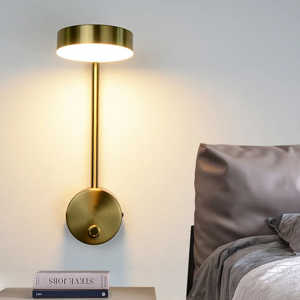 Bedside Lamp Wall Rotary Key Background
