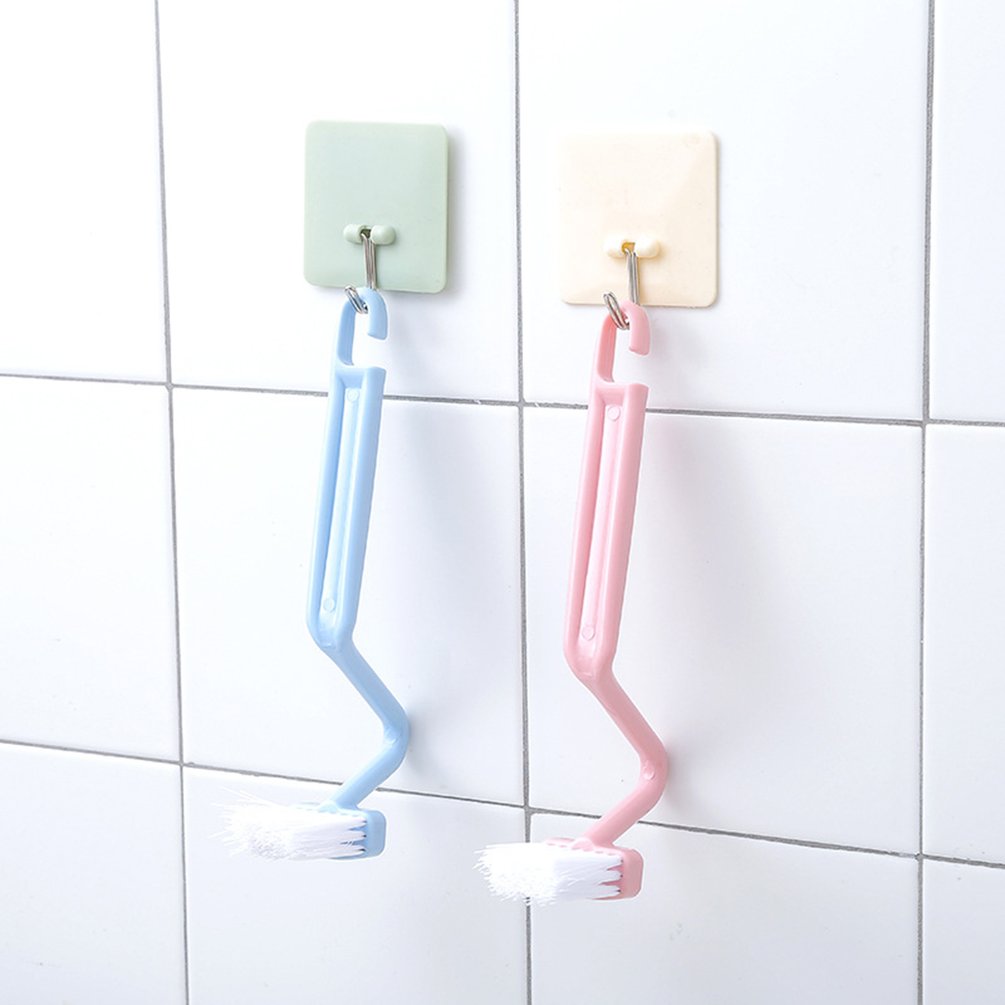 3 Sets of Toilet S-shaped Toilet Brushes