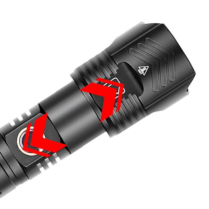 Xhp90 Usb Zoom Xhp99 Outdoor Lighting Glare Flashlight — foto 4
