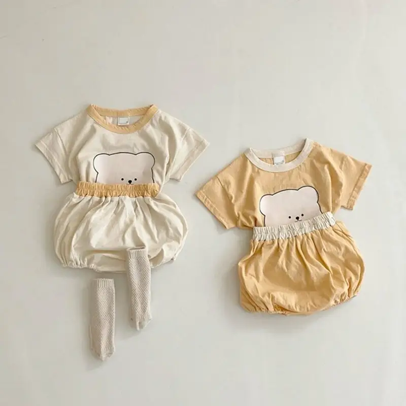 Child Loose Breathable Top Shorts Suit