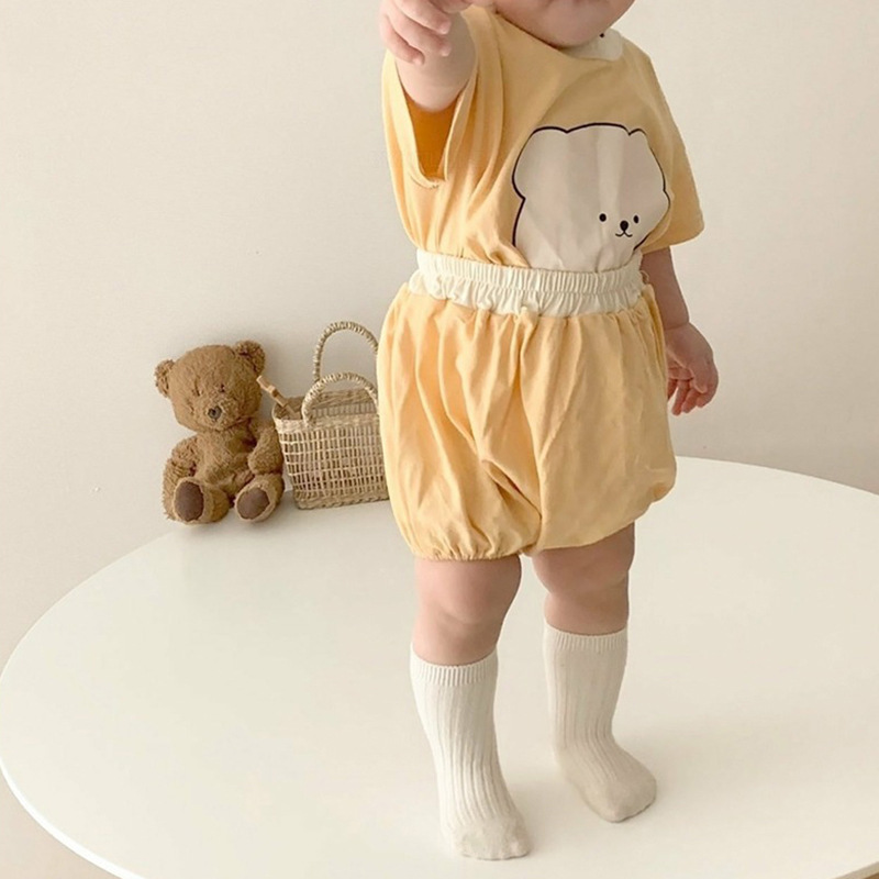 Child Loose Breathable Top Shorts Suit
