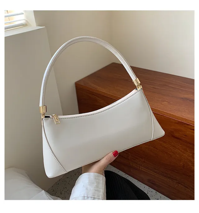 Retro Single Shoulder Bag Clutch Women's Bag White - Shop at LoveMi