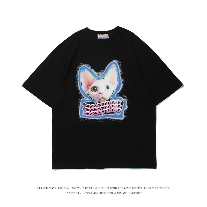 T-Shirt Top Niche Loose Cotton Short-Sleeved Summer Tide Brand Casual Bottoming Shirt
