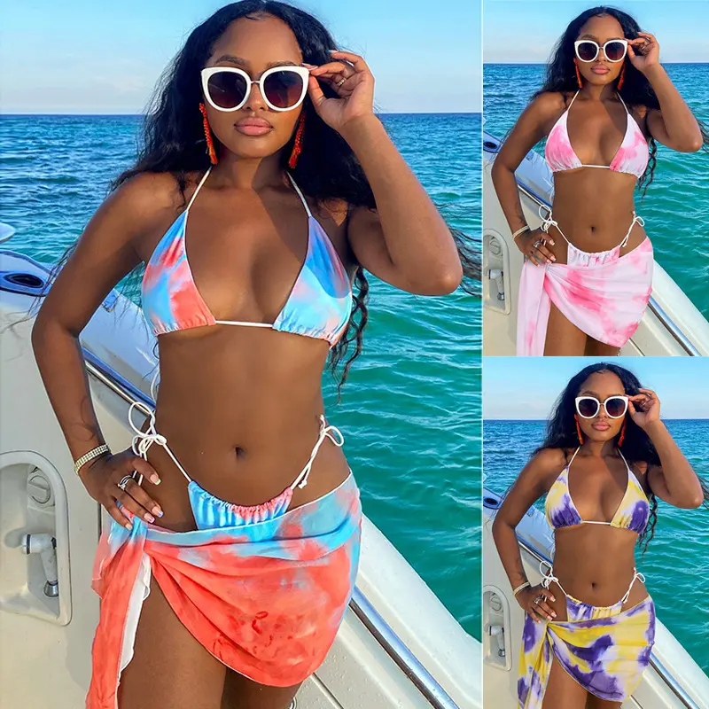 New Style Swimwear Sexy Split Swimsuit Women Bikini Three-Piece