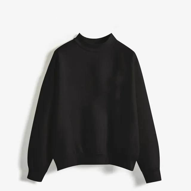 Sweatshirt Women's Sweatshirt Oversized Hoodie Top - Solid Color