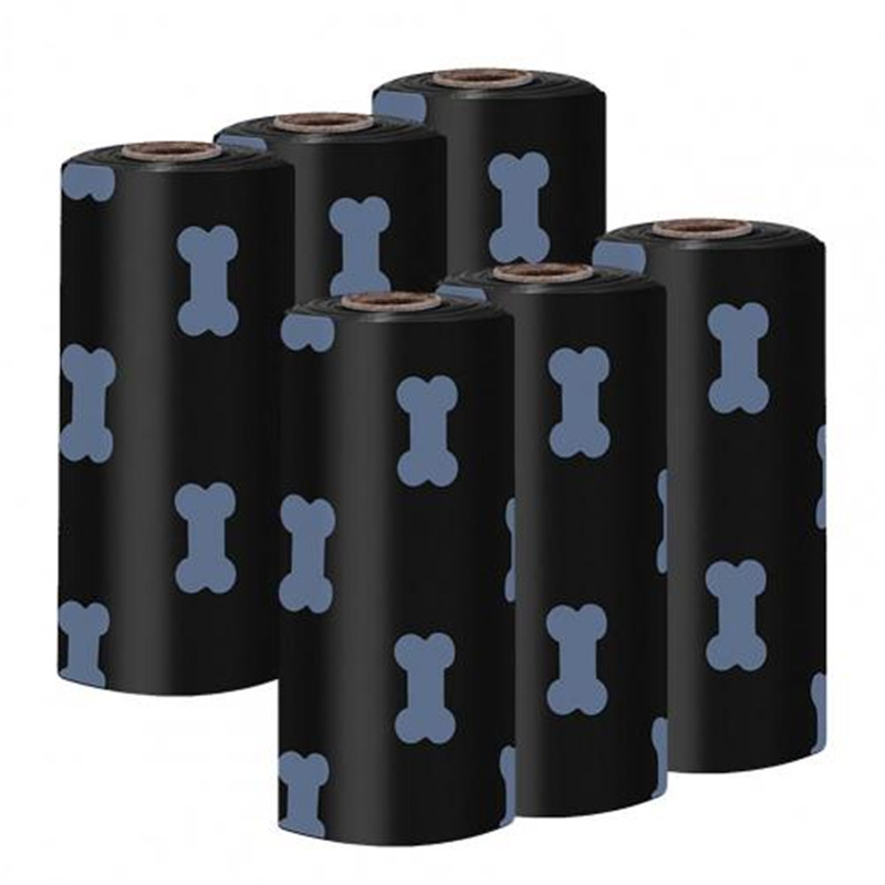 Sacs à déjections biodégradables chien — 6 rouleaux de 15 2