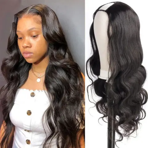 Forever Glueless Body Wave U Part Wigs 150 Density