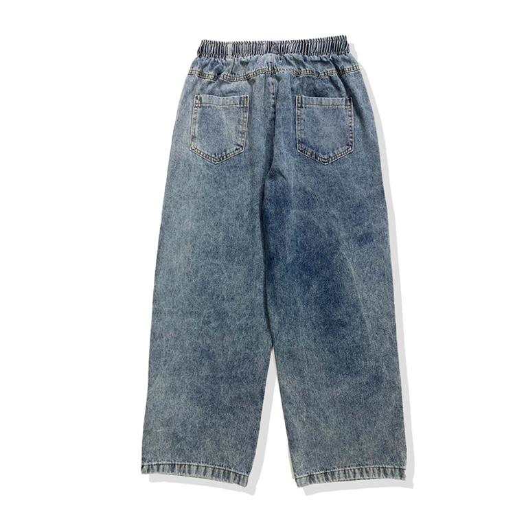 Title 8, Retro Washed Jeans Male Korean Version Of Wild ...