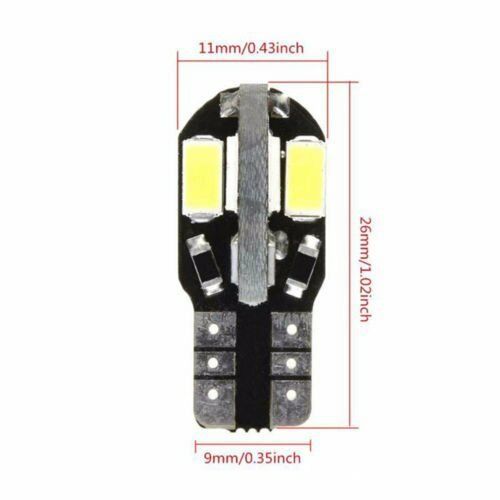 Car LED light t10 8 5730SMD width indicator light license plate light driving light pc board — foto 6