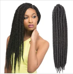 Ladies Dirty Braid Wig - Black - View 1