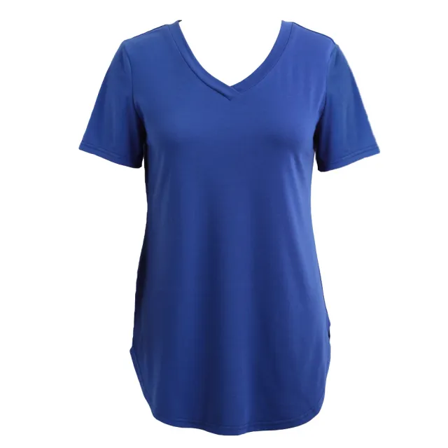 Women's T shirt Summer Plus Size Tee Basic Shirts Royal M - Shop at LoveMi