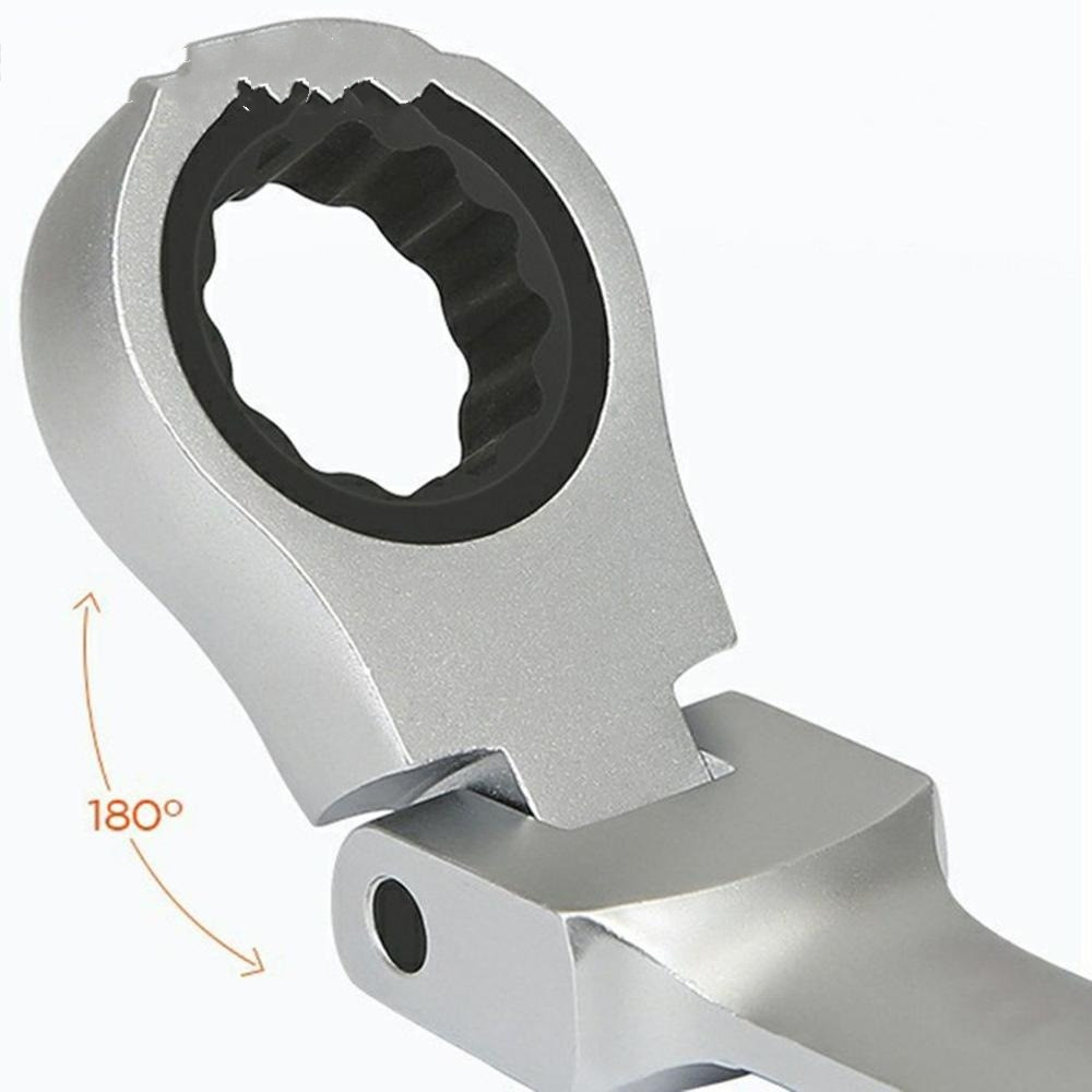 Tubing Ratchet Wrench With Flexible Head Mirror Polishing Gu - Image 2