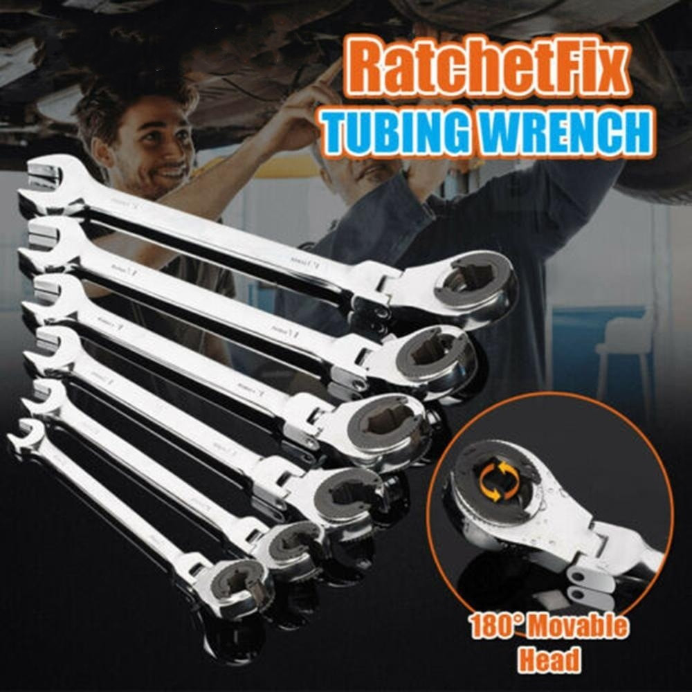 Tubing Ratchet Wrench With Flexible Head Mirror Polishing Gu - Image 4