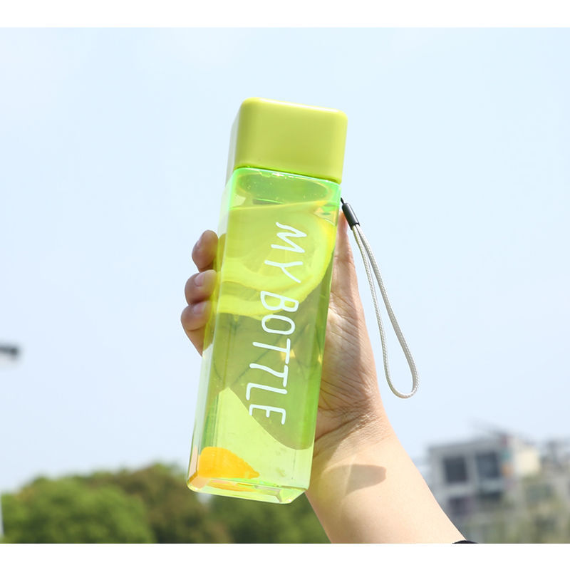 Simple Square Plastic Water Cup