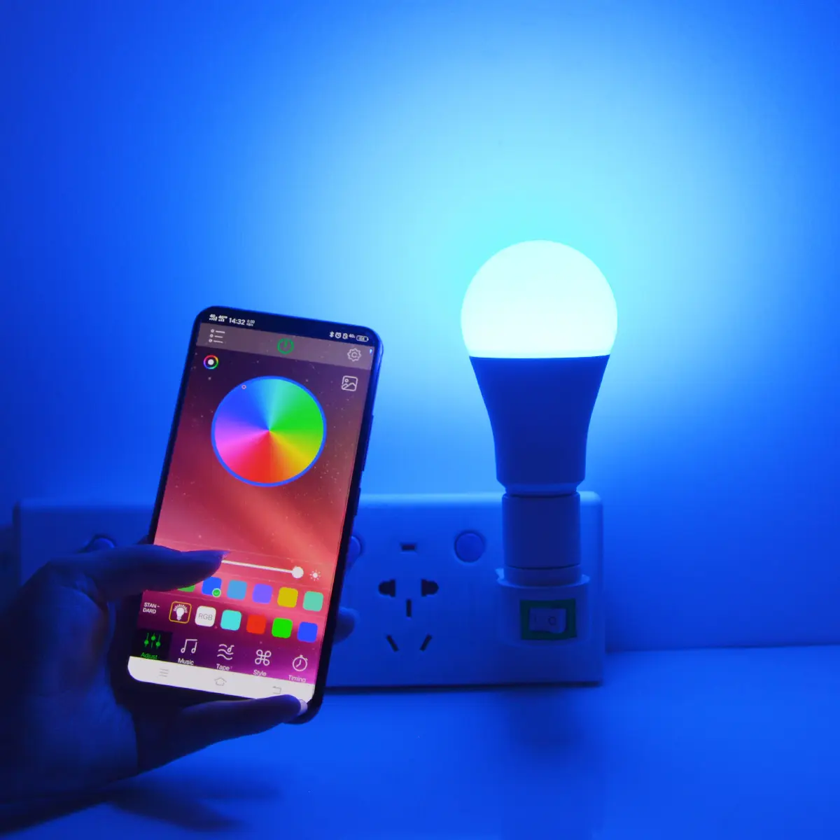 Led Smart Bluetooth Bulb Light Mobile Phone
